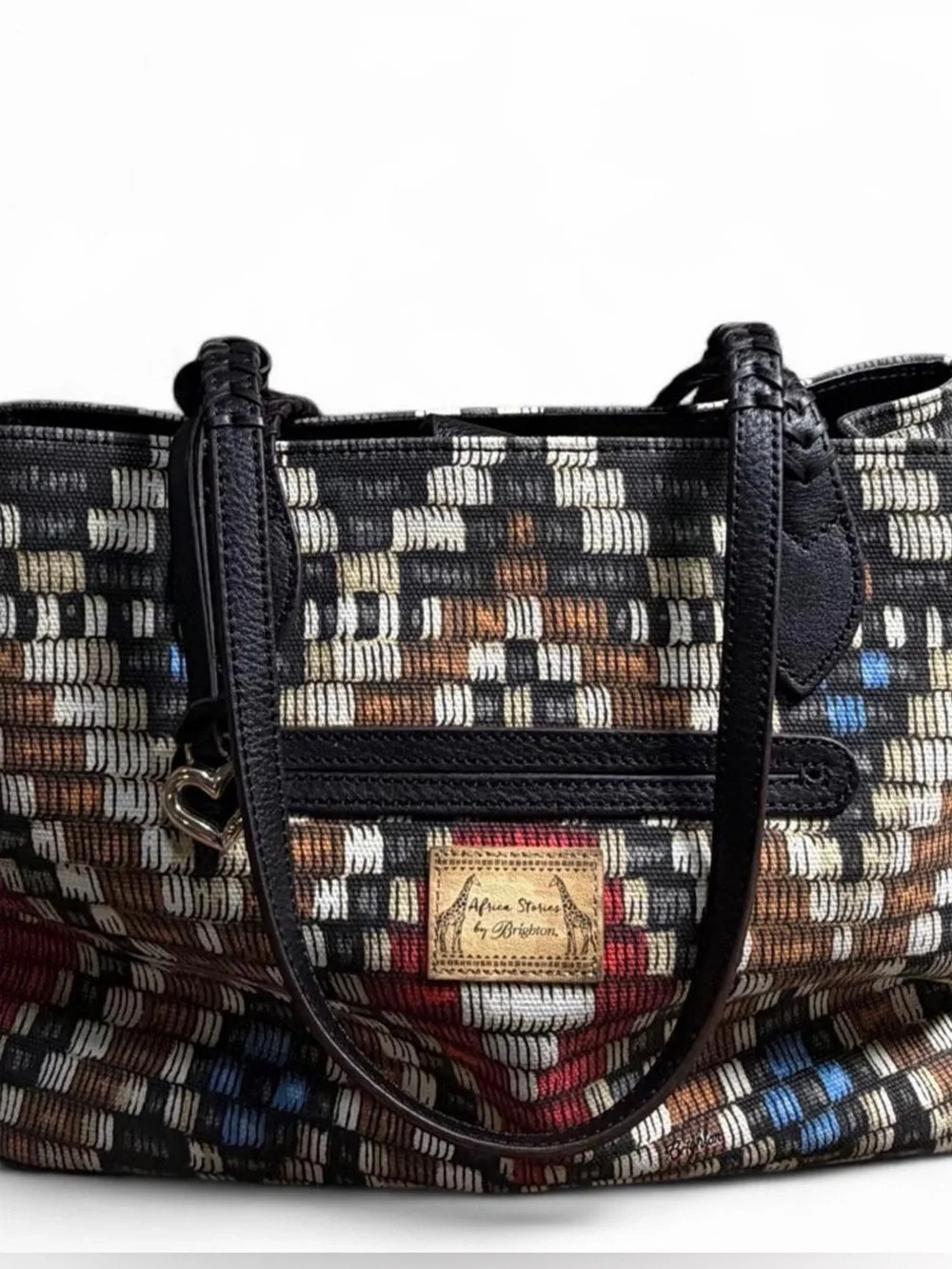 Authentic Brighton African Stories Sahara Canvas Handbag